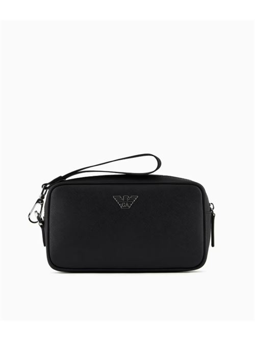 BEAUTY IN REGENERATED SAFFIANO LEATHER EMPORIO ARMANI | Y4R356.Y138E81072 BLACK